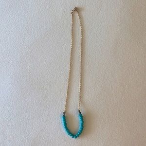 Gold and Turquoise Necklace
